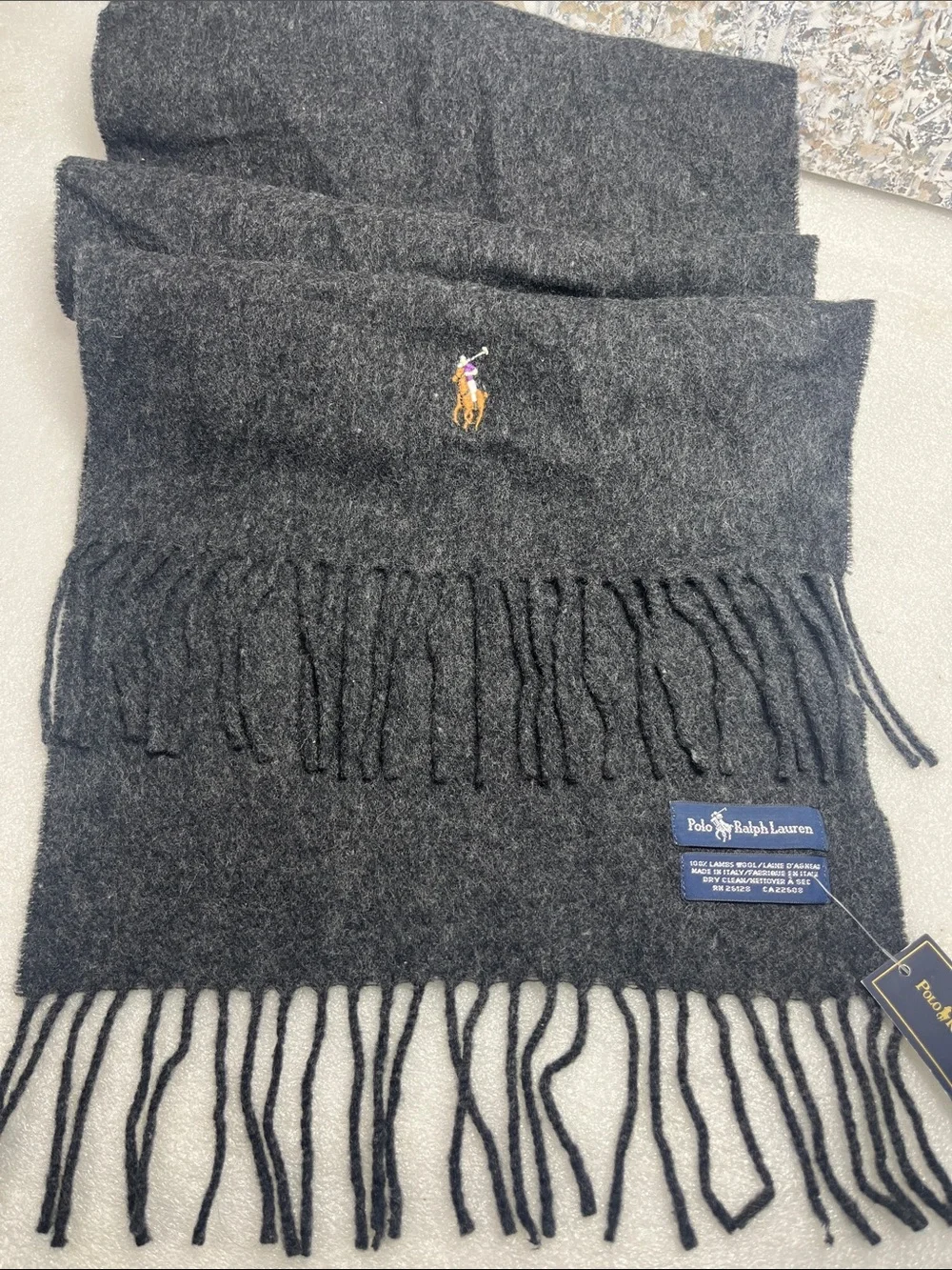 Polo Ralph Lauren Lambswool Scarf NEW